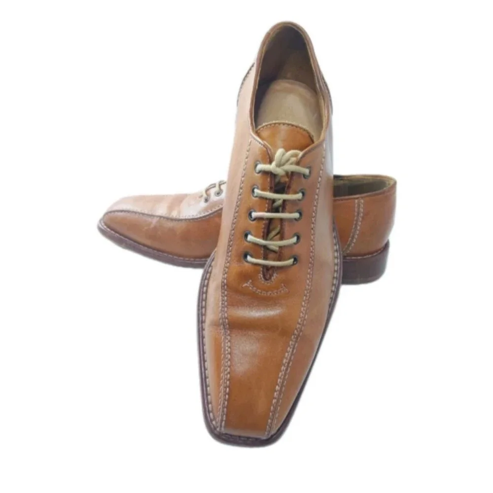 Nero Giardini Men's Shoes Size 41 EU/US 10 Made In Italy Brown
